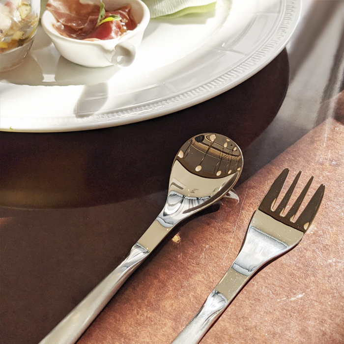持ちやすく　軽い　Spoon＆fork set