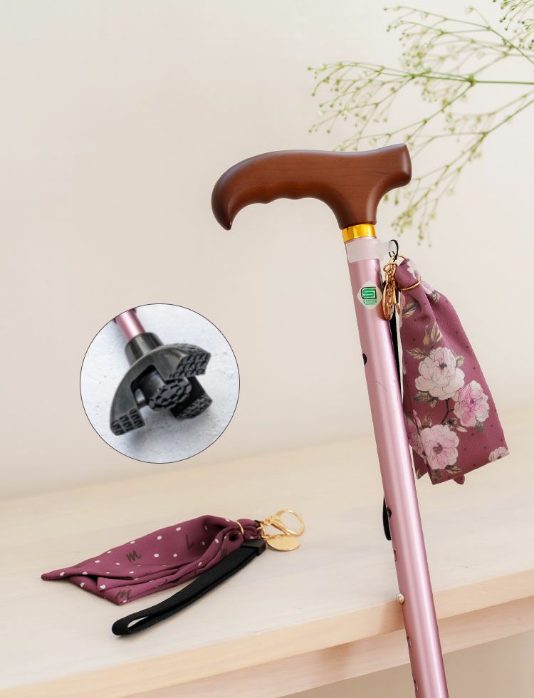 伸縮式3点杖 女性用 -SGマーク取得商品- Dress Up STICK
