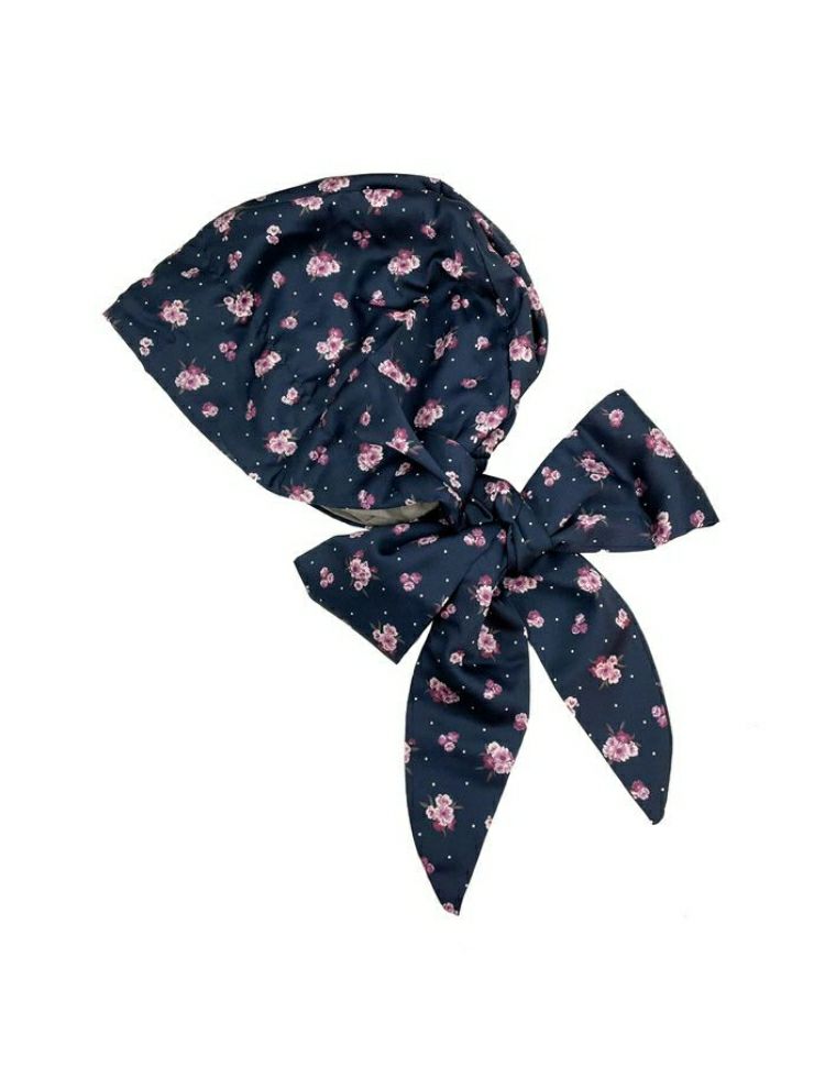 医療用帽子 -Audrey- スカーフタイプ/Petit antique Flower