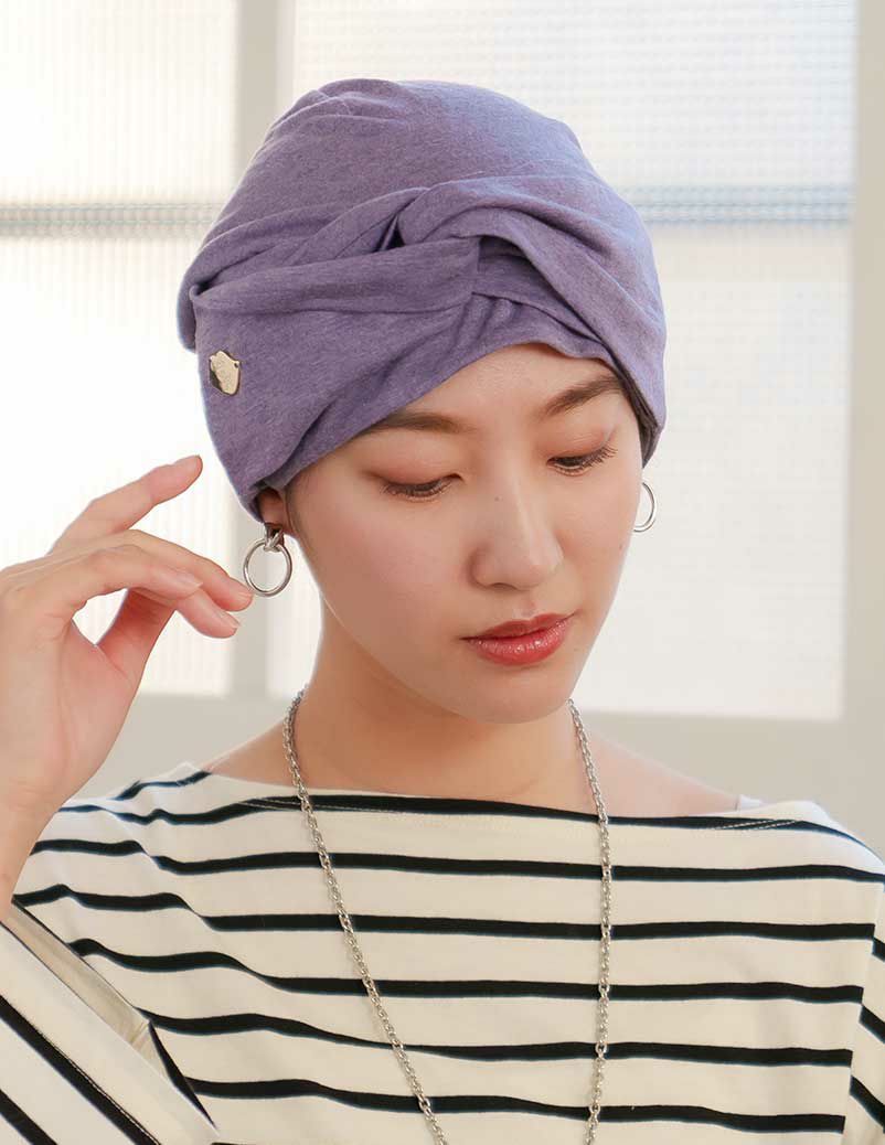 医療用帽子(ケア帽子) -Jean- ターバンタイプ