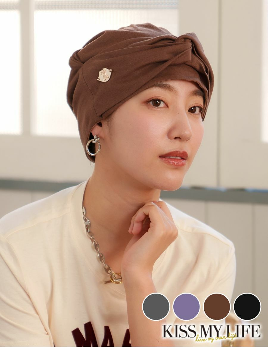 帽子 DAI 医療用ウィッグつき帽子 ウィッシングキャップ / S007 医療用帽子