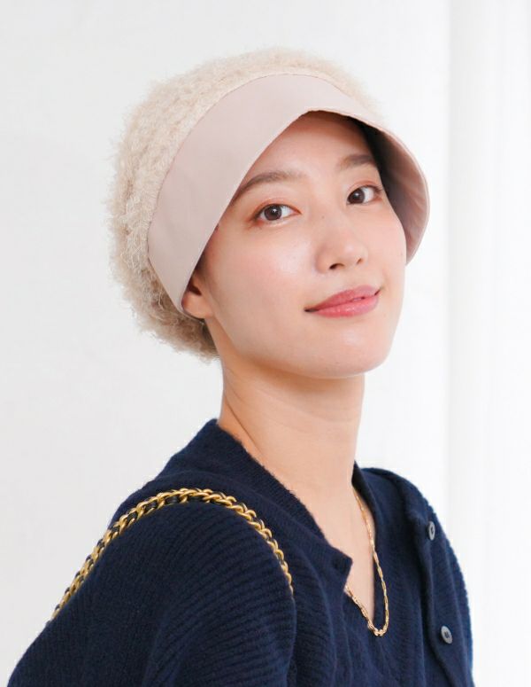 医療用帽子(ケア帽子) -Jean- つば付きタイプ/リングファー