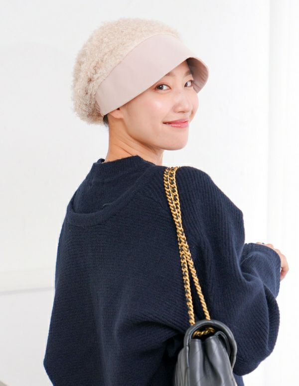 医療用帽子(ケア帽子) -Jean- つば付きタイプ/リングファー