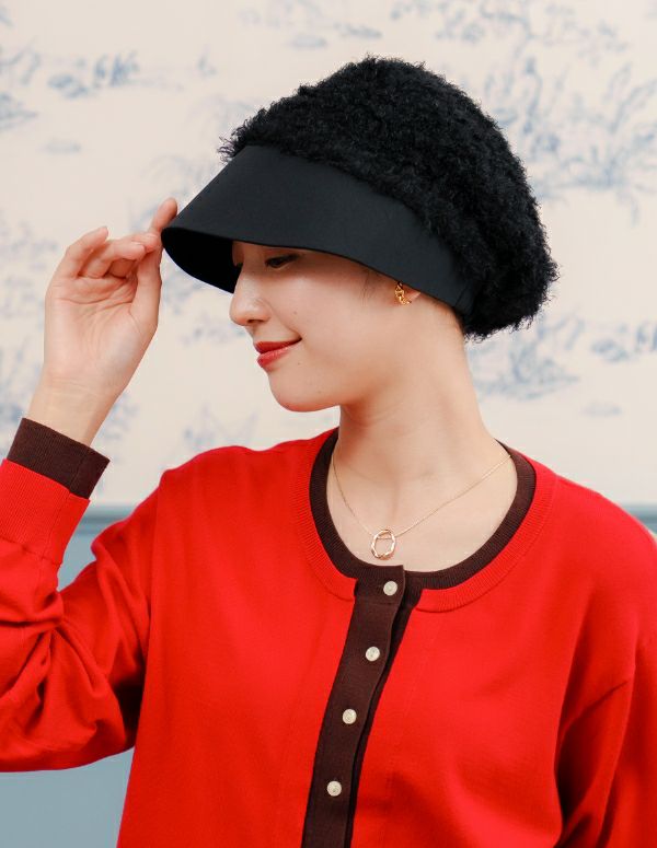 医療用帽子(ケア帽子) -Jean- つば付きタイプ/リングファー