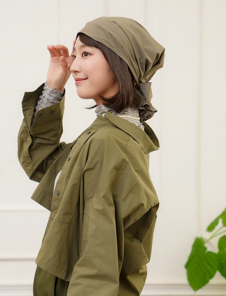 治療乗り切りBOX（Karina）【選べる！毛付き医療用帽子３点セット／アンダーヘアウィッグ&医療用帽子&インナーキャップ】