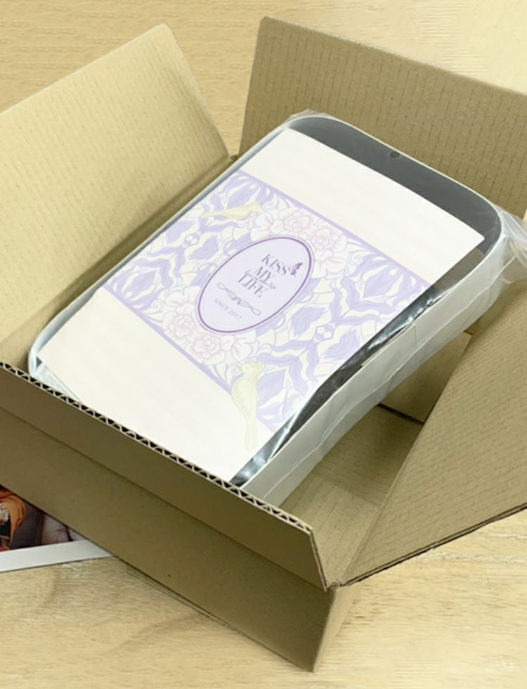 小顔見せ 医療用ウィッグ ショートスタイル（小さめサイズ）　ラッピング