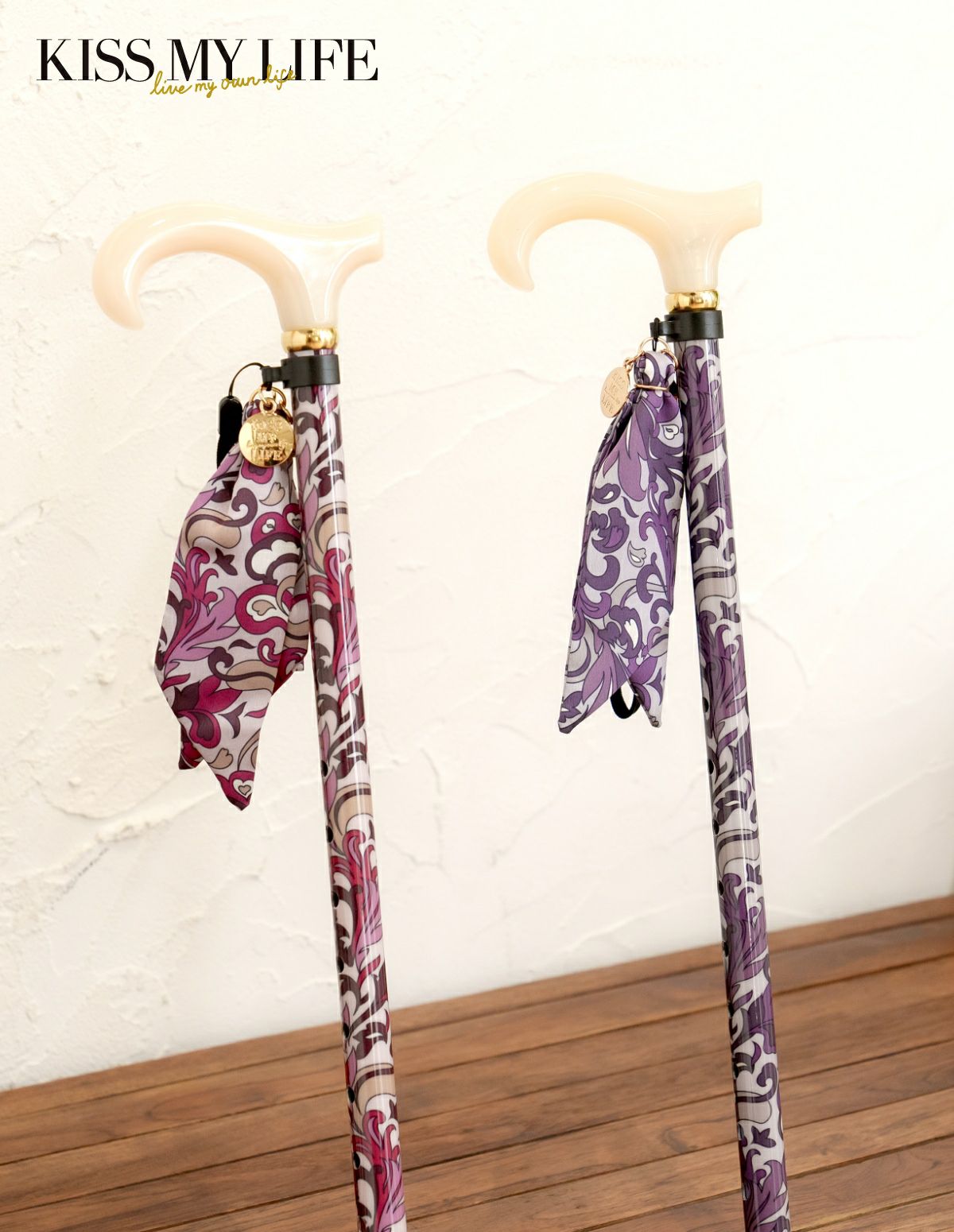 伸縮杖 -BONBON STICK- ハートプッチ柄