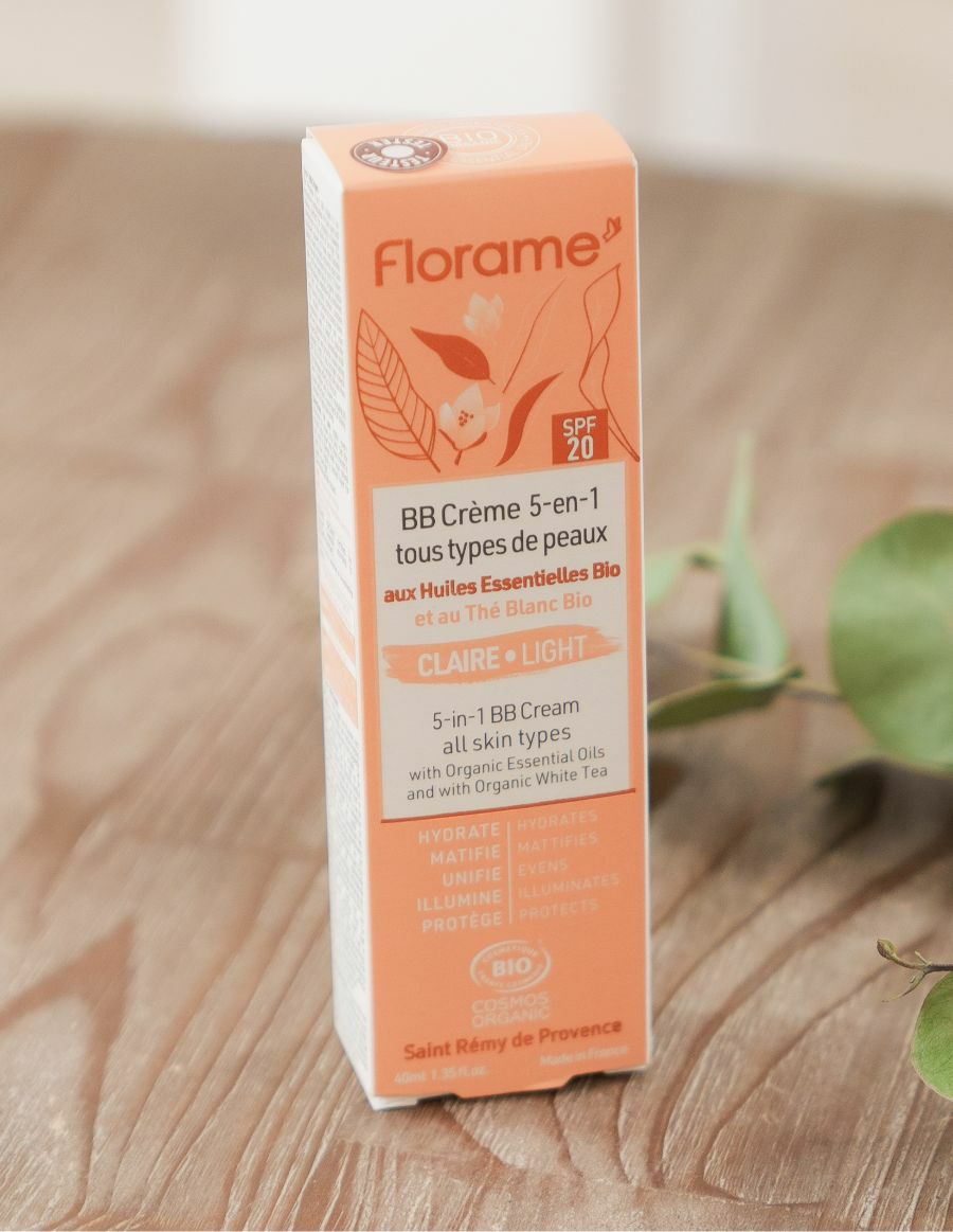 5in1 スキンケアBBクリーム 40ml　オーガニック　Florame（フローラム）