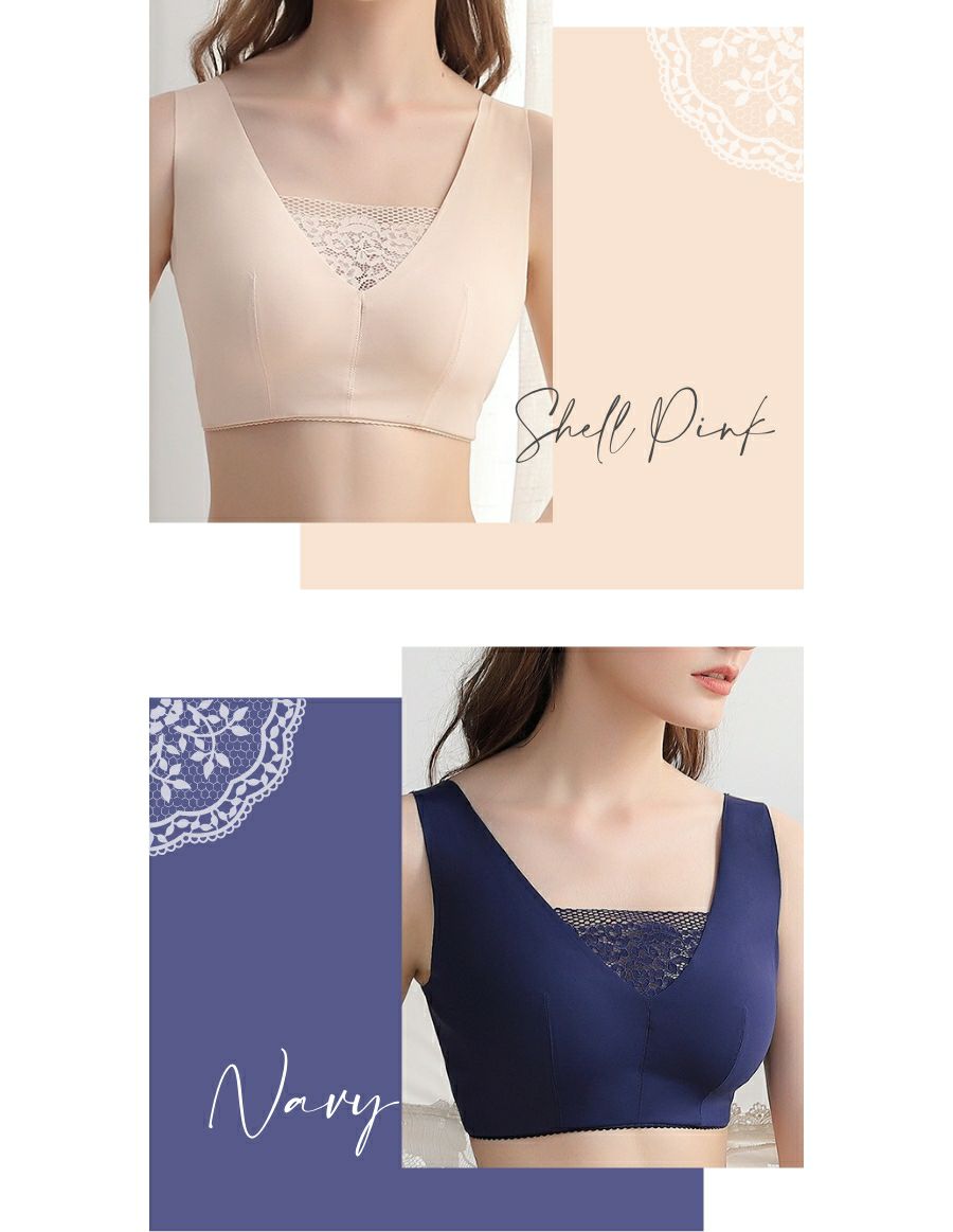 洋服に響かない プレーン乳がんブラ （パッド対応）