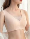 洋服に響かない プレーン乳がんブラ （パッド対応）シェルピンク