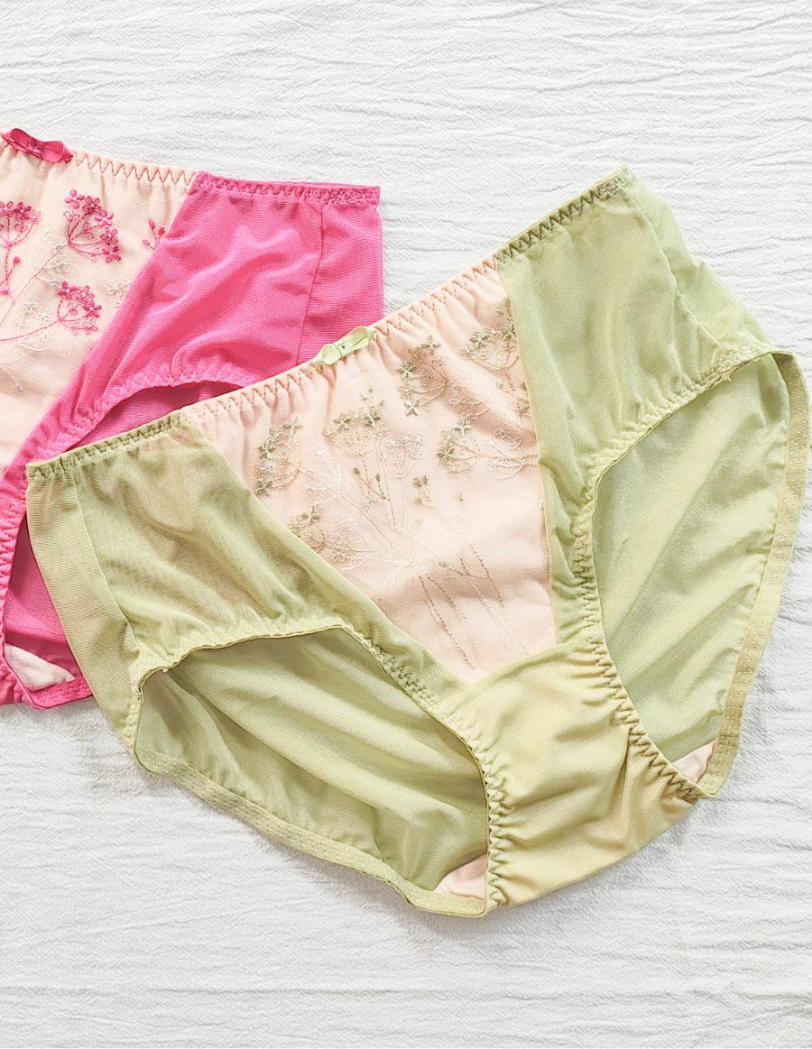 Flora Bloom 乳がんブラ 上下セット（パッド対応）