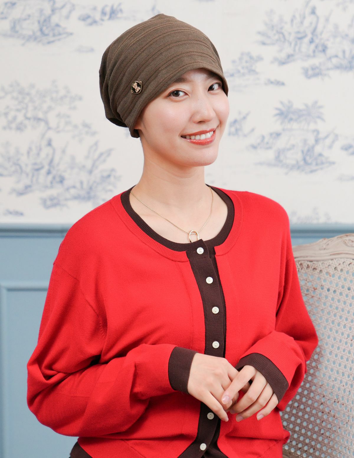 医療用帽子(ケア帽子) -Jean- カシミア Basic