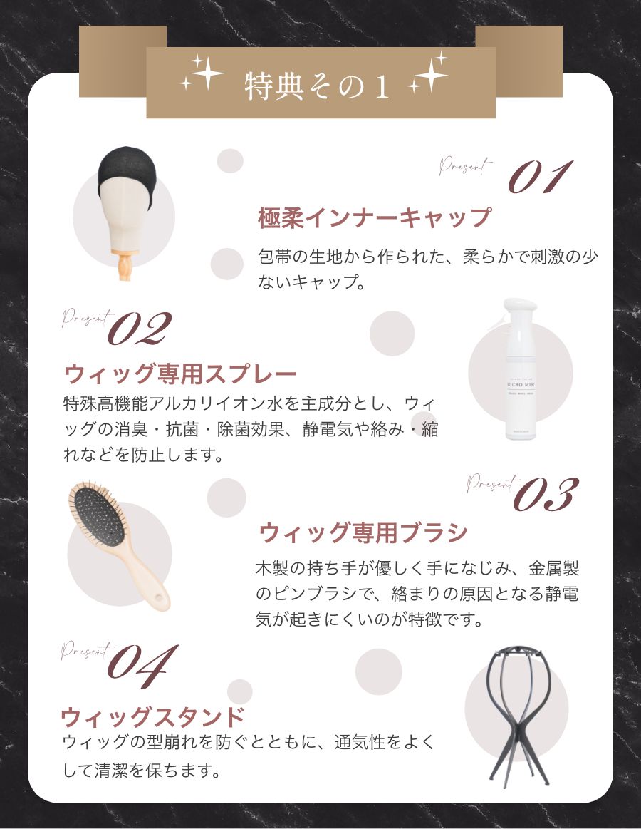 パーソナルフィットウィッグ　 似合わせウイッグ セット